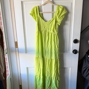 Isabel Maternity by Ingrid & Isabel Lime Maxi Dress